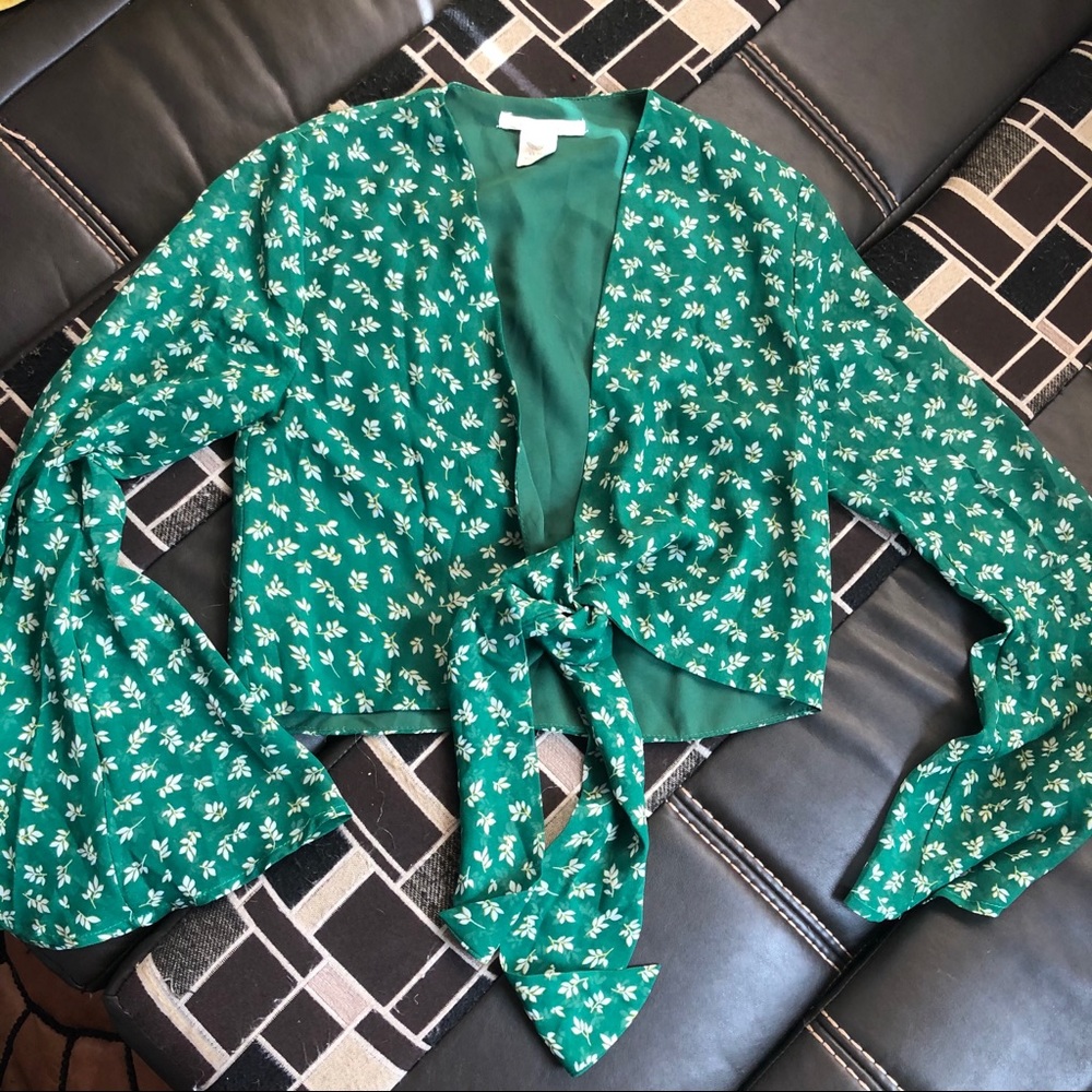 UO floral crop top